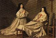 Philippe de Champaigne Mother Catherine Agnes and Sister Catherine Sainte-Suzanne Spain oil painting artist
